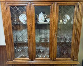 Hutch with China/ Glassware