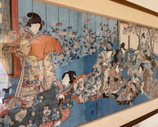 Utagawa Kuniyoshi, 19th C Triptych