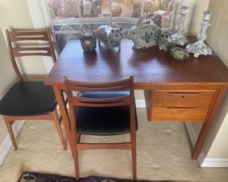 Mid C Teak chairs (sold as a pair)by Vib .