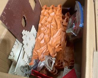 Vintage German castle play set