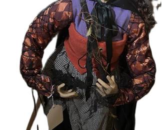 VINTAGE LARGE WITCH STATUE