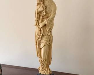 Composite material for Quan Yin on base