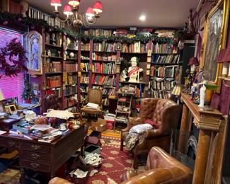 Huge library of books etc