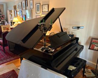 Marshall Field ebony baby grand piano