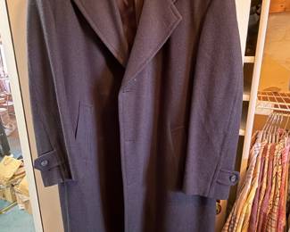 Burberrys Wool Overcoat