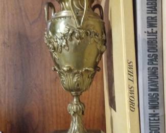 Ornate Gilt Bronze Urn Lamp