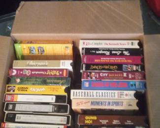 Collection of VHS Tapes
