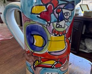 La Musa Style Italian Ceramic Pitcher for Marshall Field's