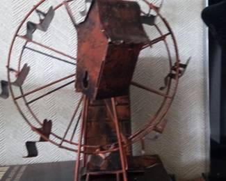 Vintage Metal Ferris Wheel Music Box