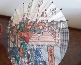 Utagawa Hiroshige Nihonbashi Folding Fan