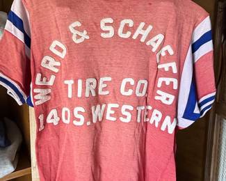 Vintage Werd & Schaefer Tire Co. "A.H." Durene Jersey