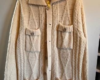 Pendleton Woolen Mills Men's Wool Cardigan Sweater