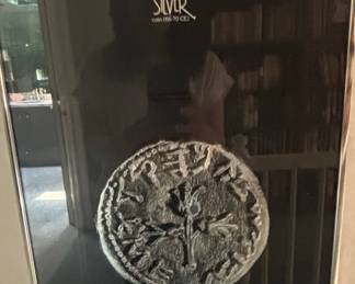 Silver Shekel Coin (66-70 CE) Framed Display
