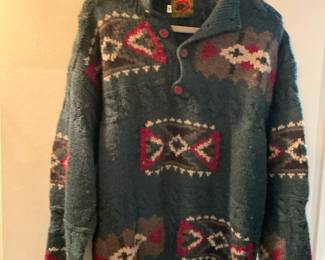 Men's Boston Traders Native American Pattern Knit Sweater