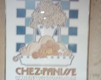 Chez Panisse 5th Birthday Poster by David Lance Goines