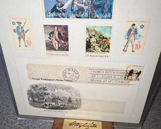 George Washington "Spirit of '76" Philatelic Cover Display