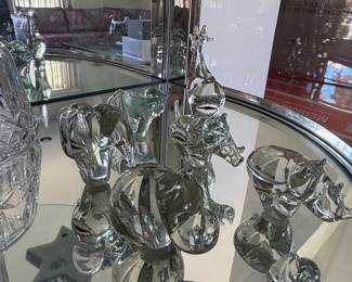 Norminta Glass Animal Figurines