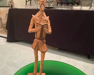 Ouro Artesania Hand Carved Wooden Don Quixote Figure