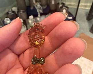 Swarovski Crystal Giraffe Figurine