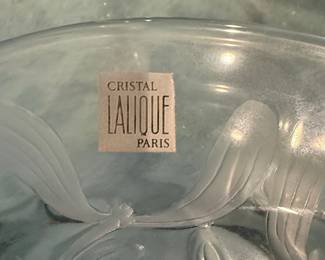 Rene Lalique "Gui" Mistletoe Bowl