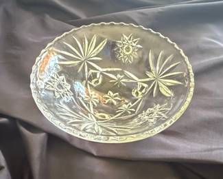 Anchor Hocking Star of David Glass Bowl