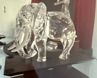 Swarovski Crystal Elephant Figurine - 1993 Annual Edition