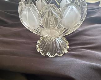 Tulip Collection Pressed Glass Bowl