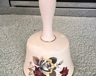Hammersley & Co. Bone China Bell with Floral Design