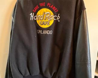 Hard Rock Cafe Orlando "Save the Planet" Bomber Jacket