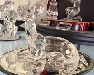 Swarovski Crystal Reindeer Figurine