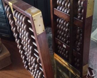 Antique Chinese Huanghuali Wood Abacus