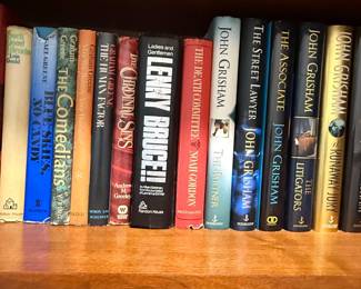 Collection of John Grisham and Graham Greene Hardcover Novels