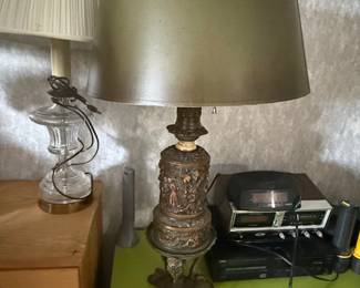 Vintage Cherub Table Lamp