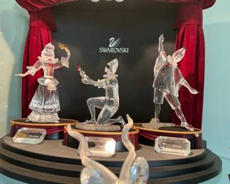 Swarovski Masquerade Trilogy Set with Stage