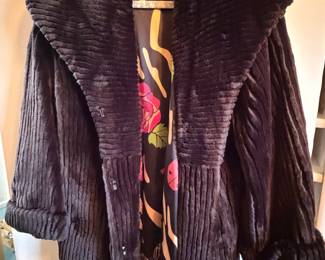 Zuki Designed and Made in Canada Faux Fur Coat