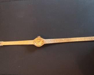 Gruen 10K R.G.P. Bezel Women's Watch