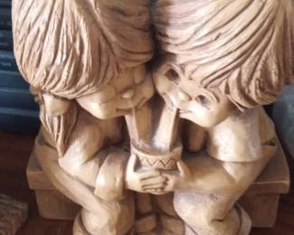 Fannykins "Sharing" Sculpture by Bill Mack