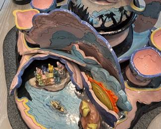 Peter Shire "Bon Voyage" Tea Set