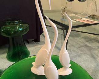 Arnel's Ceramic Swan Figurines (Set of 3)