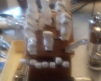 Cutco Ceramic Knife Block Set