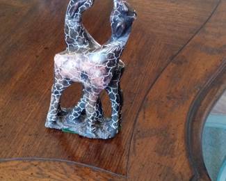 Shona Stone Giraffe Sculpture