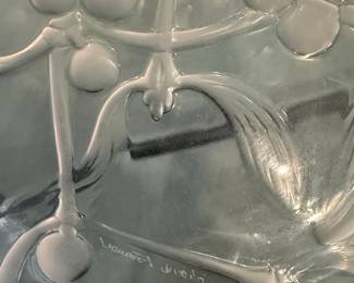 Rene Lalique "Gui" Mistletoe Bowl