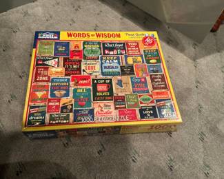 Words of Wisdom 1000 Piece Puzzle by White Mountain Puzzles