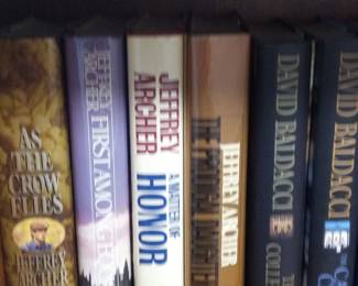 Collection of Hardcover Novels by Jeffrey Archer and David Baldacci