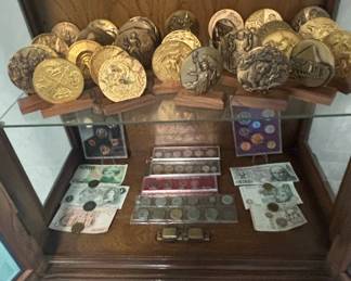 Franklin Mint 100 Greatest Masterpieces Sterling Silver Medals Collection