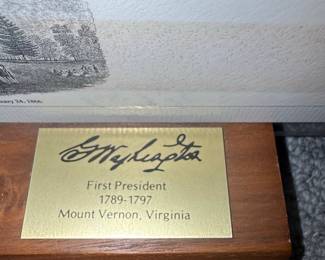 George Washington "Spirit of '76" Philatelic Cover Display