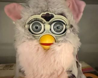 Furby (Gray and Pink Snow Leopard)