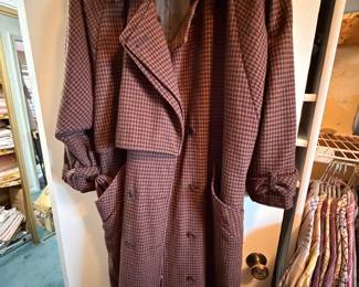 Jaqui Designs Houndstooth Trench Coat