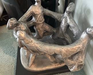 Austin Productions "Circle of Humanity" Sculpture by Klara Sever