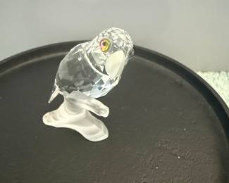 Swarovski Crystal Parrot Figurine "Up in the Trees"